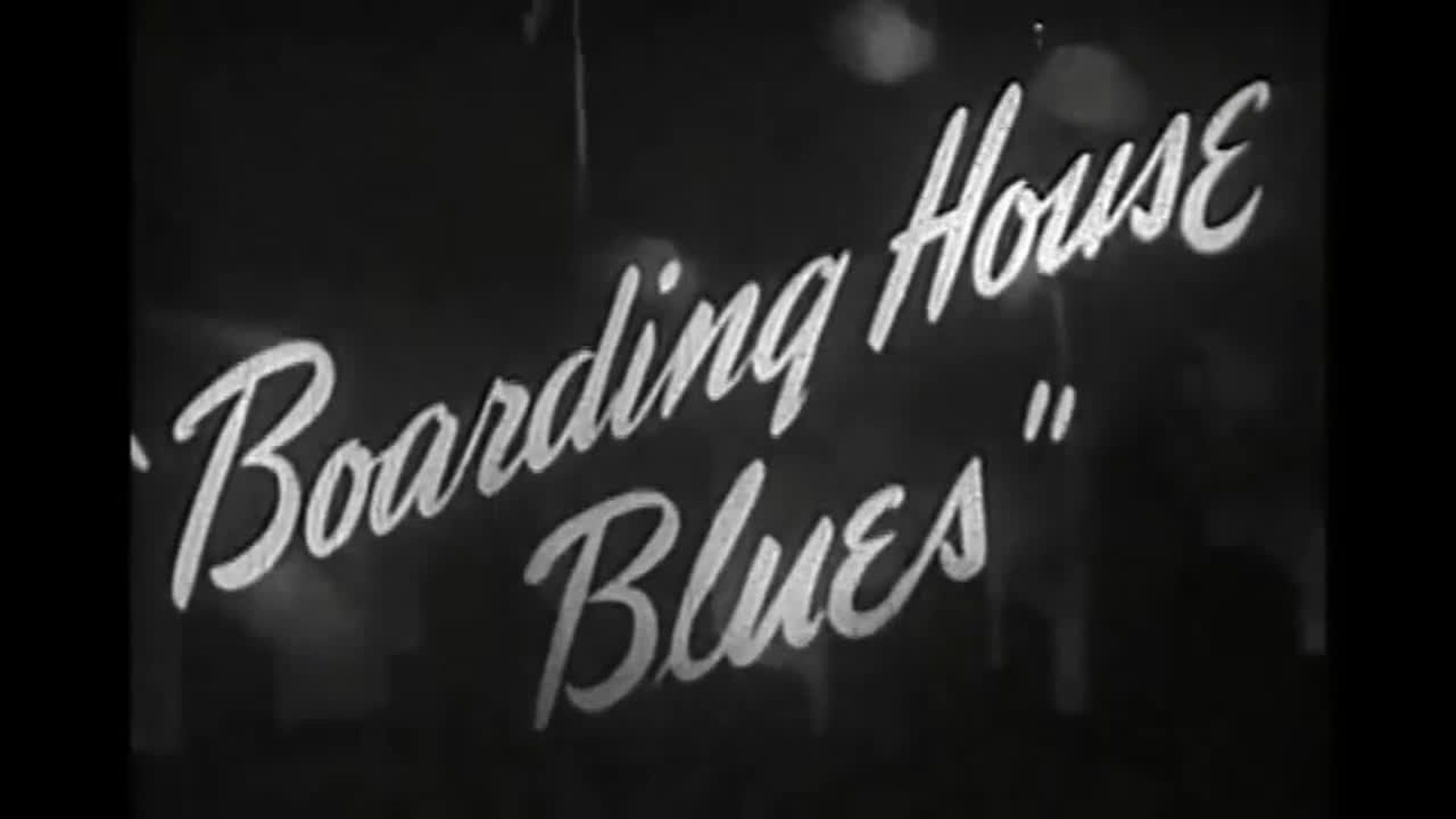 Boarding House Blues